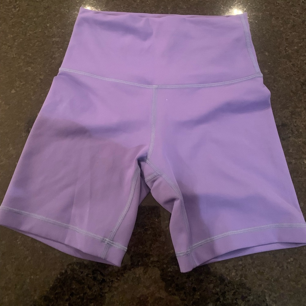 charged indigo  lululemon shorts